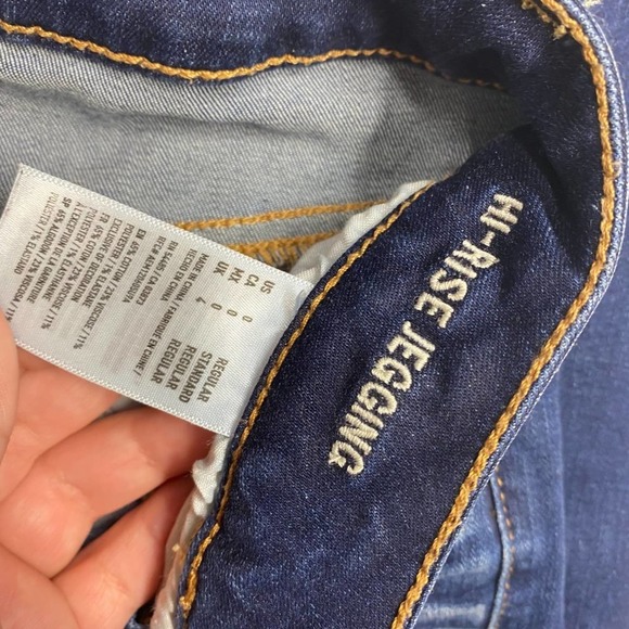 American Eagle Hi-Rise Jegging Size 0 Regular 30" - Picture 5 of 9